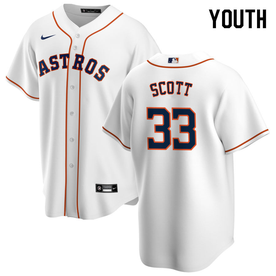 Nike Youth #33 Mike Scott Houston Astros Baseball Jerseys Sale-White